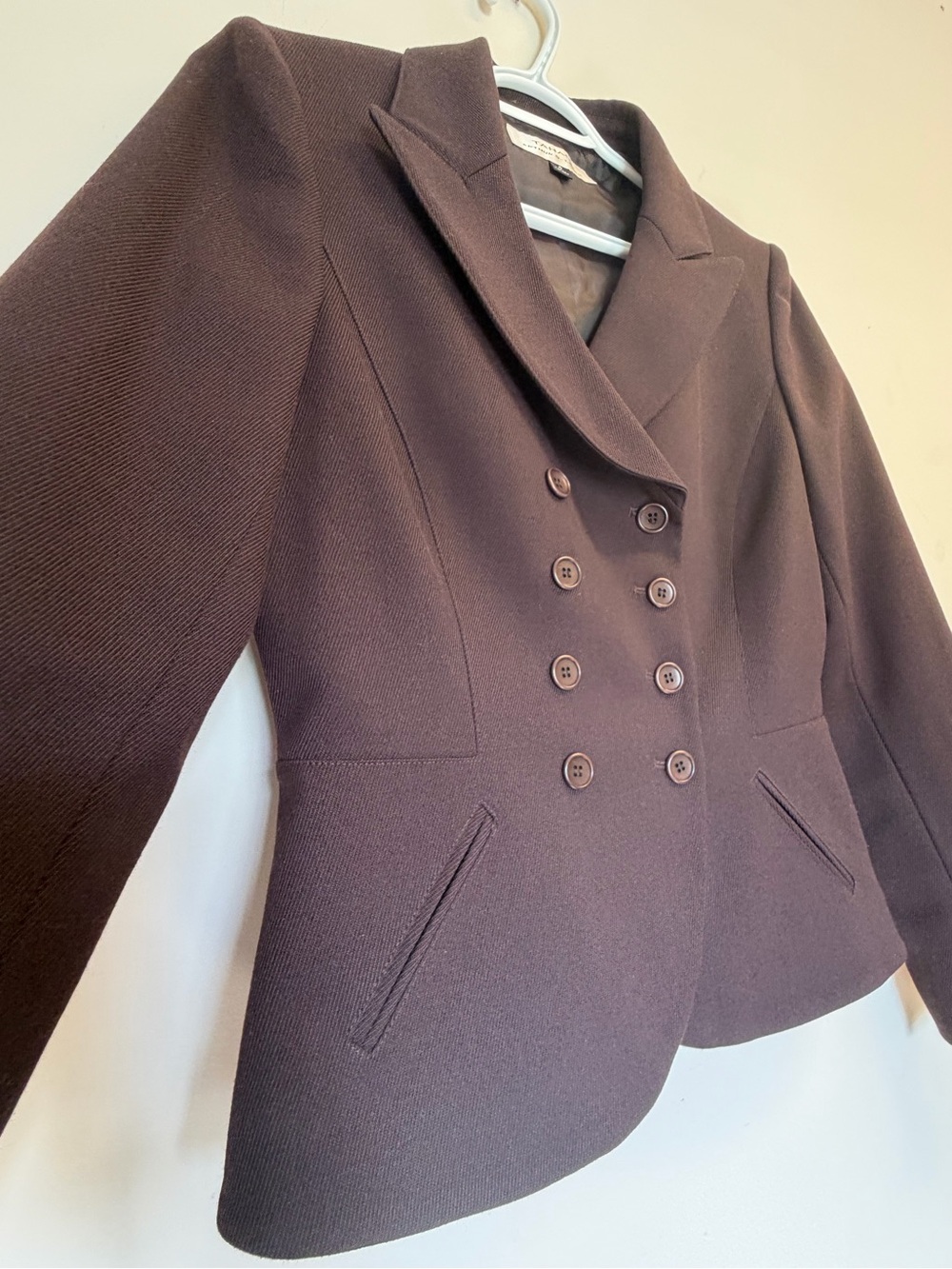 Tahari Arthur S Levine Brown Blazer Size 4